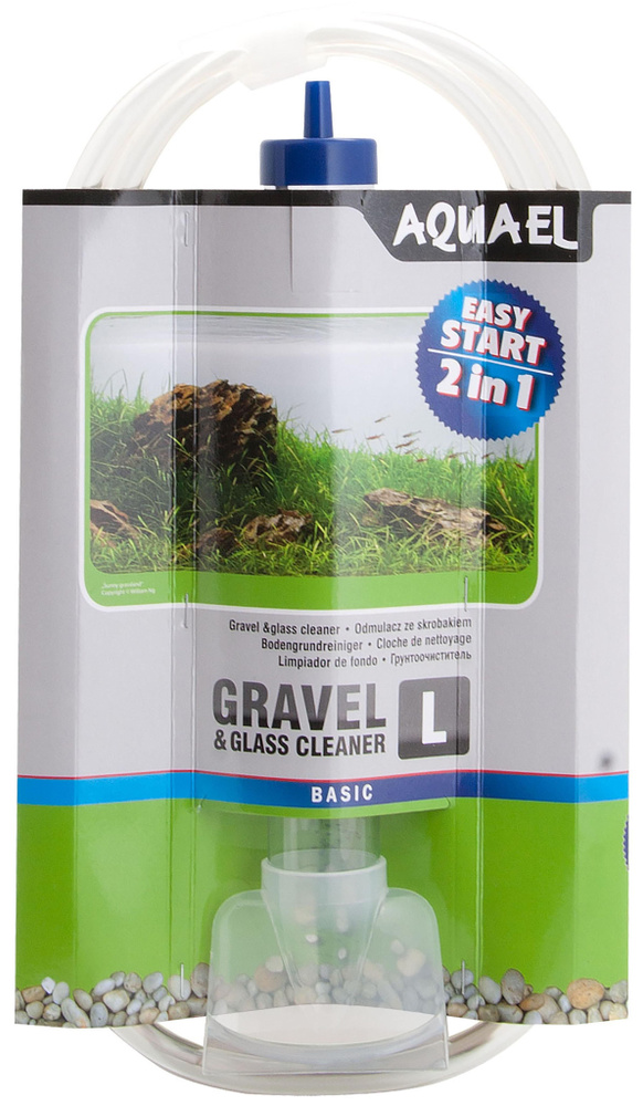 Aquael грунтоочиститель (сифон) со скребком GRAVEL L, 33 см #1