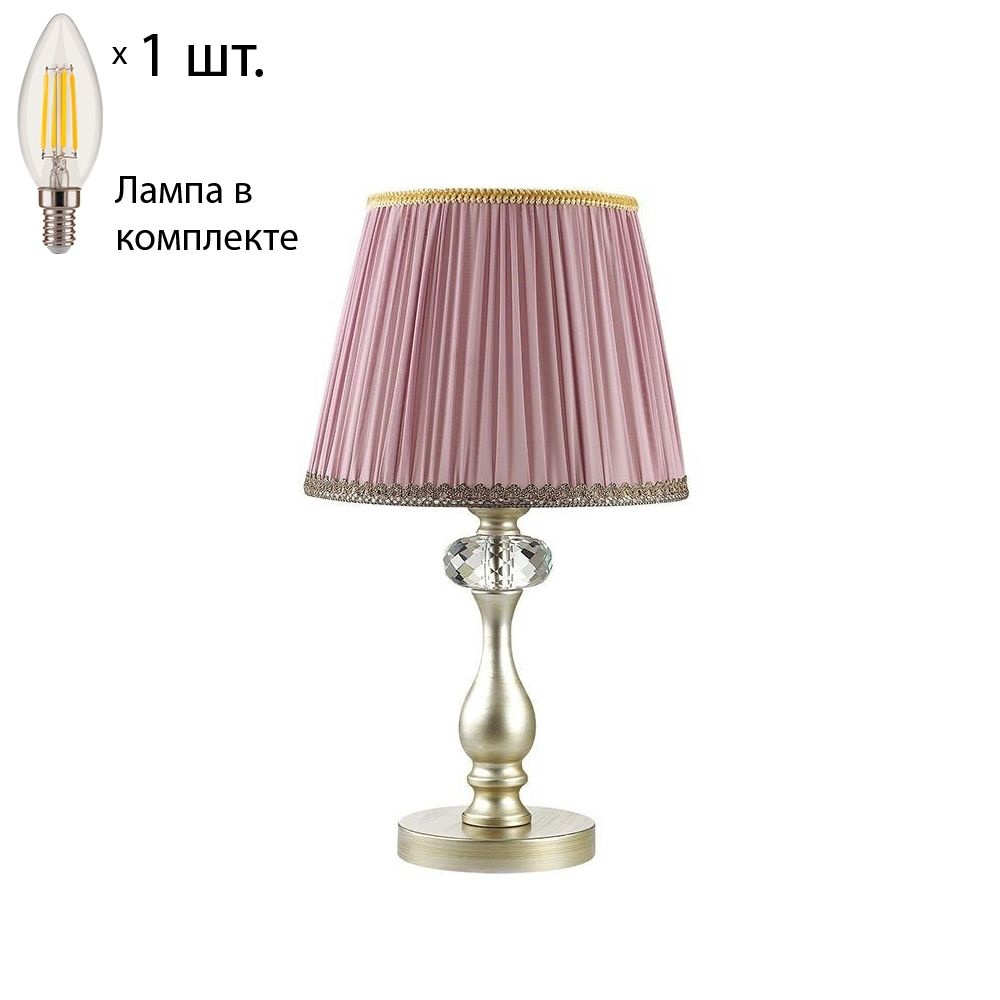 Настольная лампа с лампочкой Odeon Light Gaellori 3393/1TLamps E14 Свеча  #1