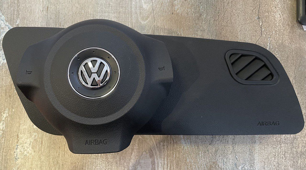 Подушка безопасности Поло в панель и в руль(накладка Муляж)Volkswagen Polo  #1