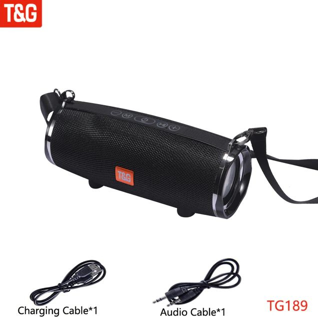 Беспроводная колонка TG-189 (14W/BT/TF/FM/USB) (черный) #1