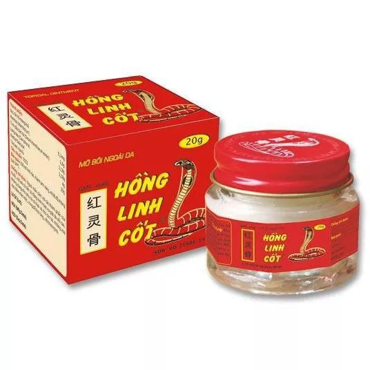Вьетнамский бальзам со змеиным ядом Hong Linh Cot, 20 г #1