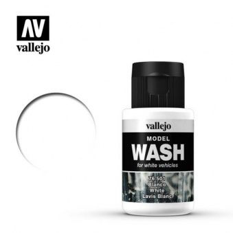 76501 Тонировки Vallejo Model Wash White (Белая) #1