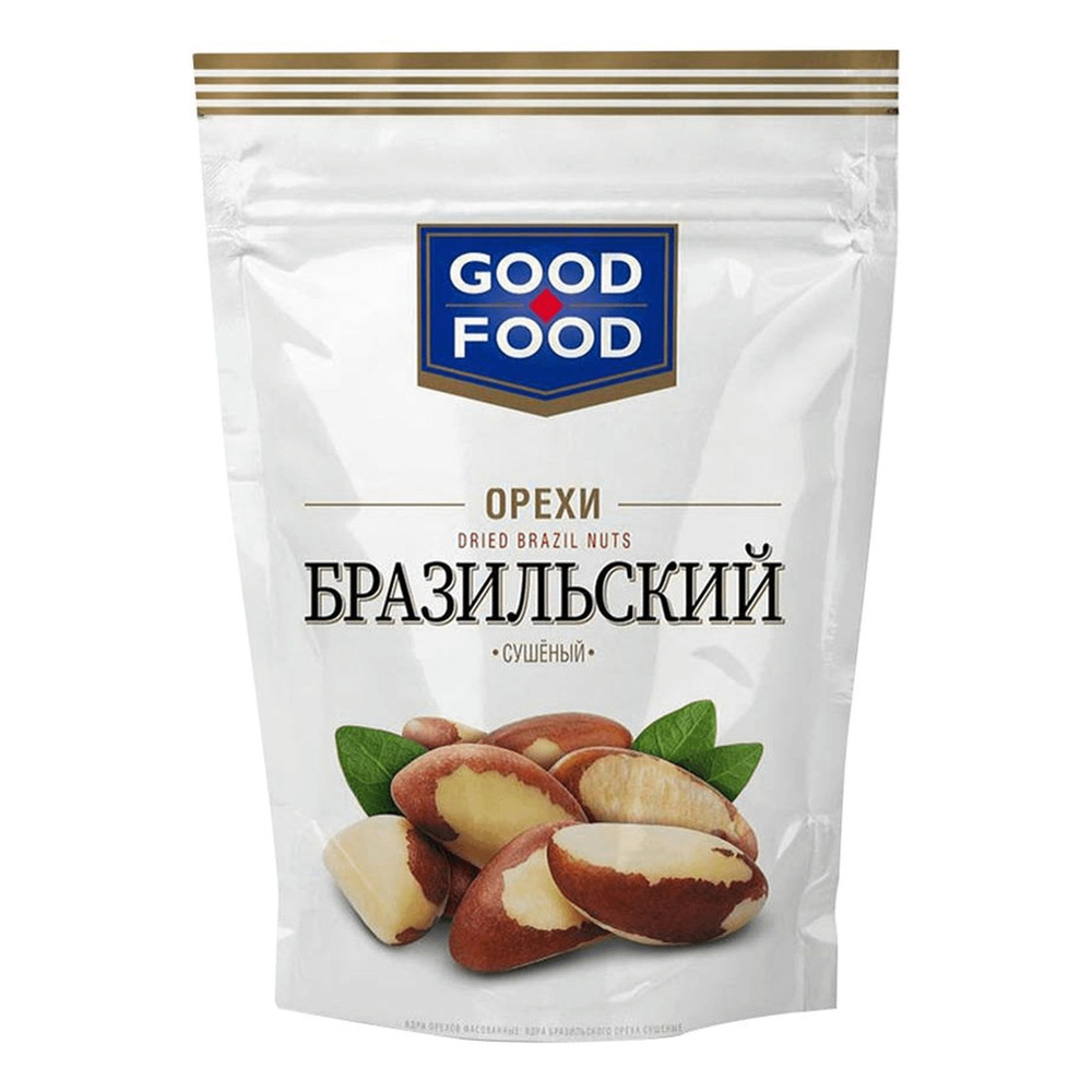 Бразильский орех Good Food сушеный очищенный 130 г #1