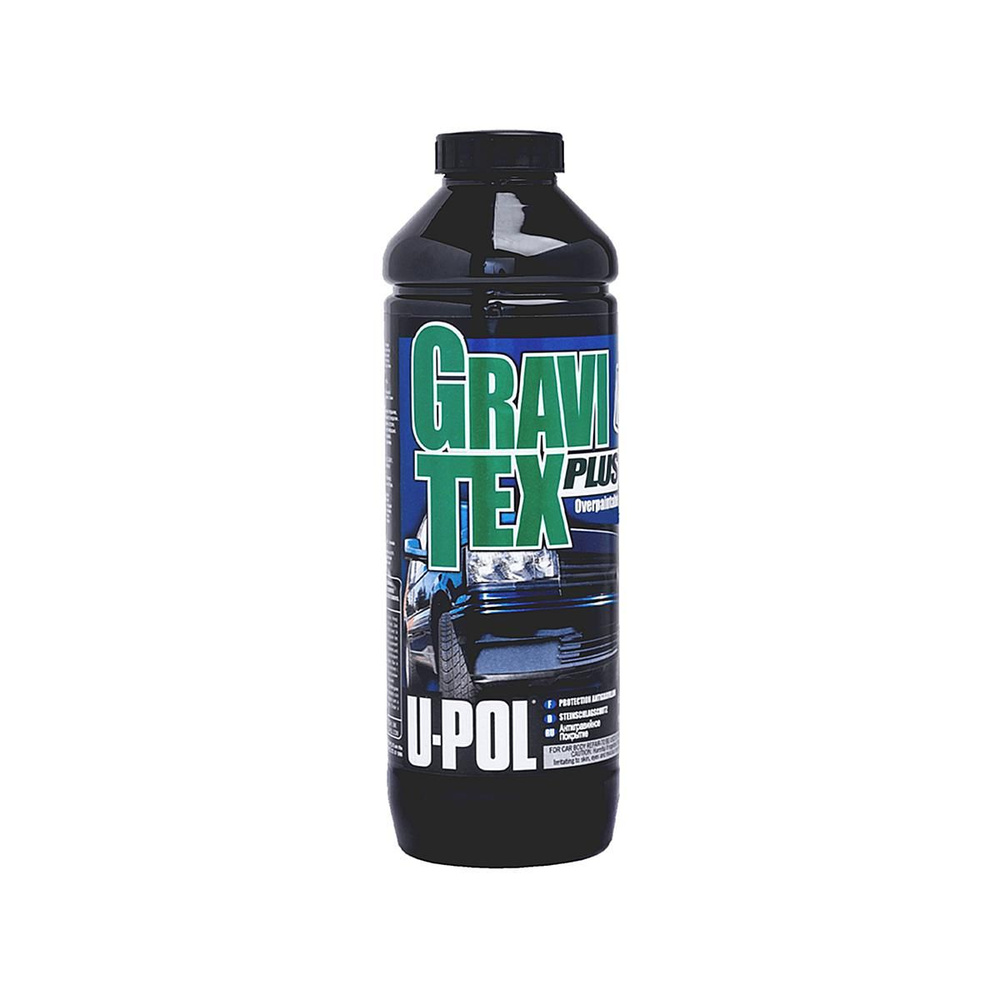 U-POL GRA/BW1 Gravitex Plus HS Антигравийное покрытие для автомобиля (серый) 1 л.  #1
