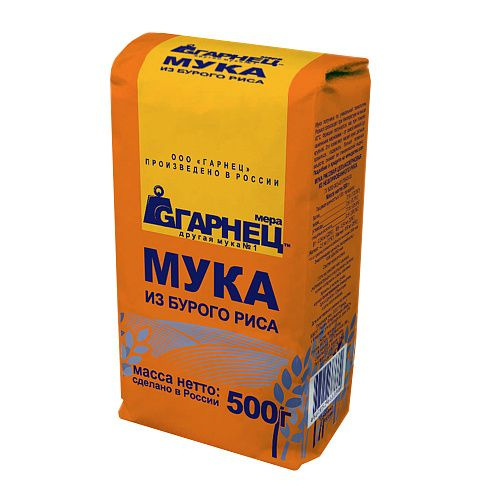 Мука из бурого риса, 500 г #1