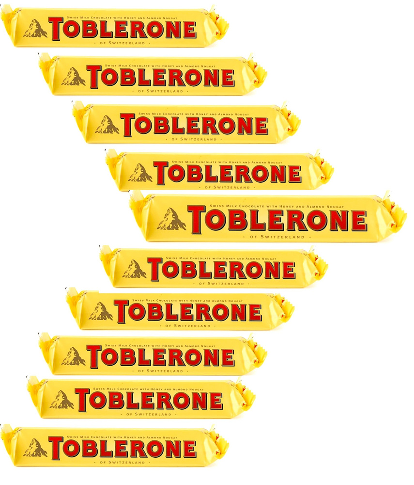 Молочный шоколад Toblerone 35гр 10шт #1