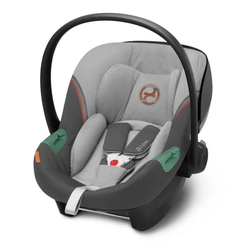 Детское автокресло Cybex Aton S2 i-Size, цвет Lava Grey, автолюлька для новорожденного с рождения до #1