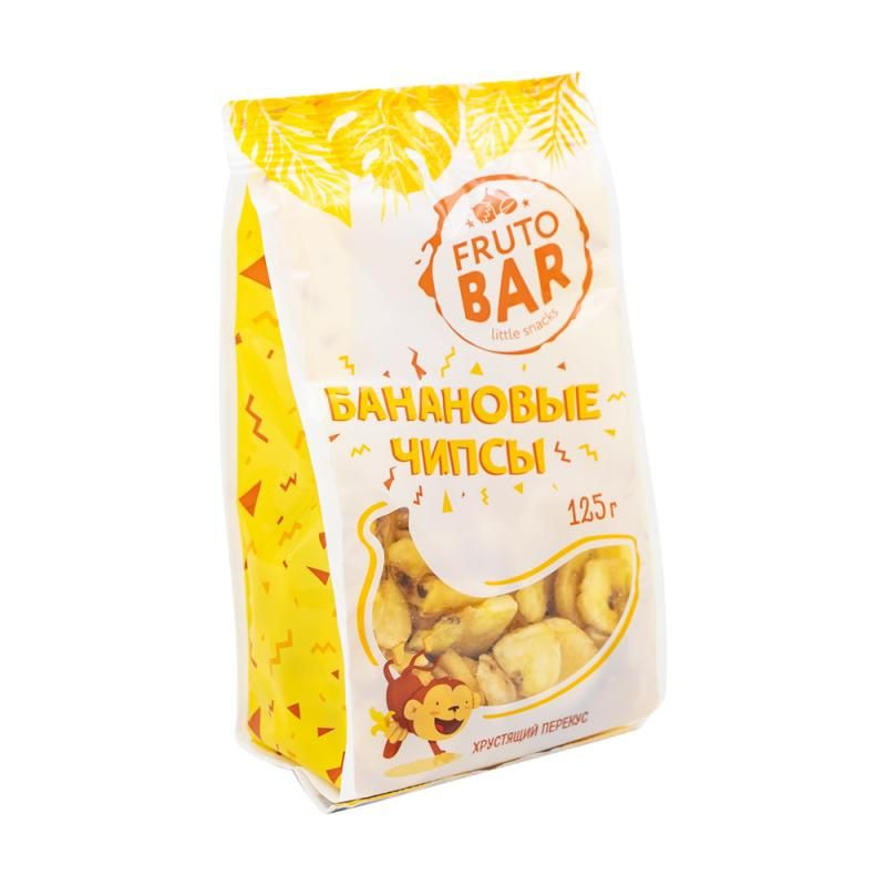 Банановые чипсы"FRUTO BAR" 125 гр/1 уп #1