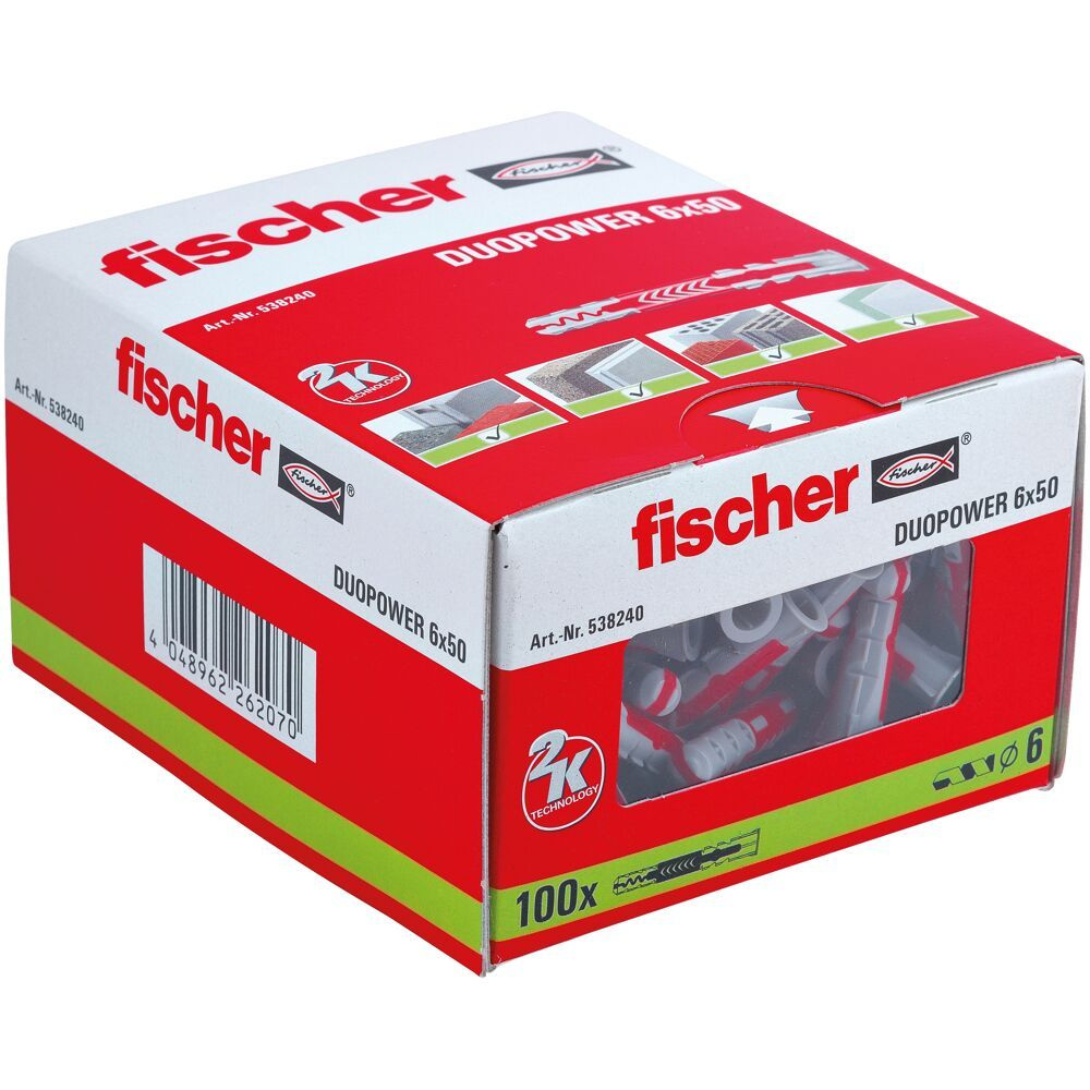 Fischer - крепежные системы Дюбель 6 мм x 50 мм 100 шт. #1