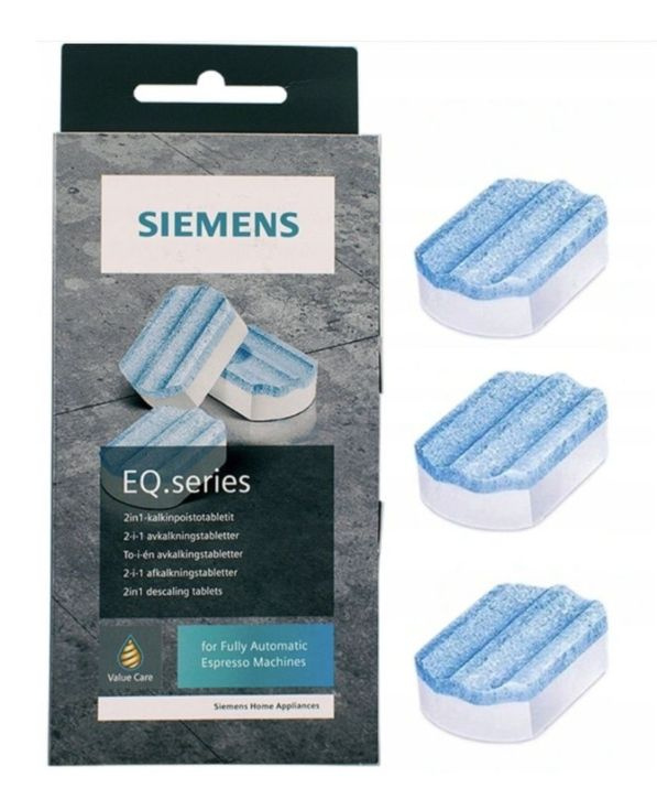 Таблетки от накипи для кофемашин Siemens TZ80002B, упаковка 3 шт.  #1