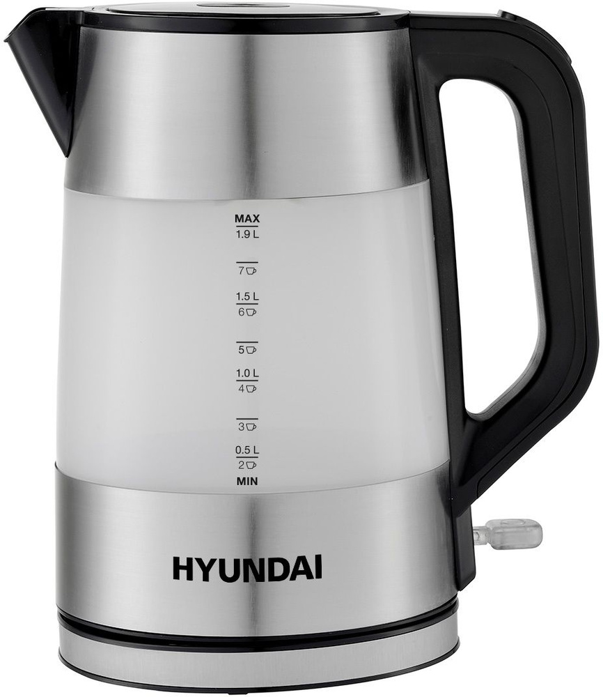 Чайник электрический Hyundai HYK-P4026 2л. 2200Вт черный (корпус: пластик)  #1