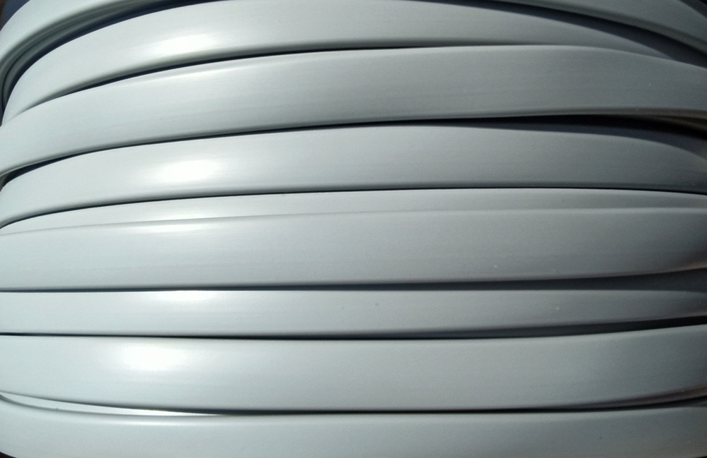 Мебельная кромка ПВХ кант накладной 16 мм цвет Серый, 10 м  #1