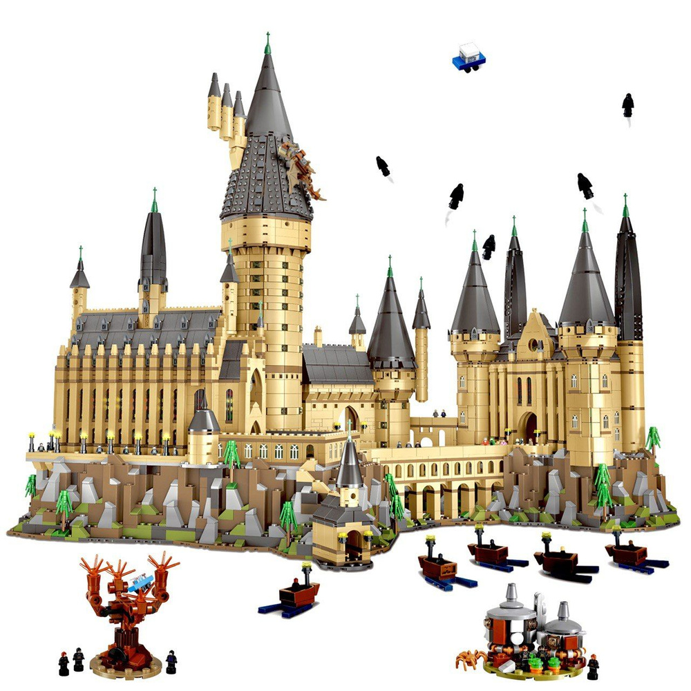 Конструктор LB+ Гарри Поттер набор "Замок" 6020 деталей 36 фигурок, Игрушка Justice Magician ( лего совместимый #1