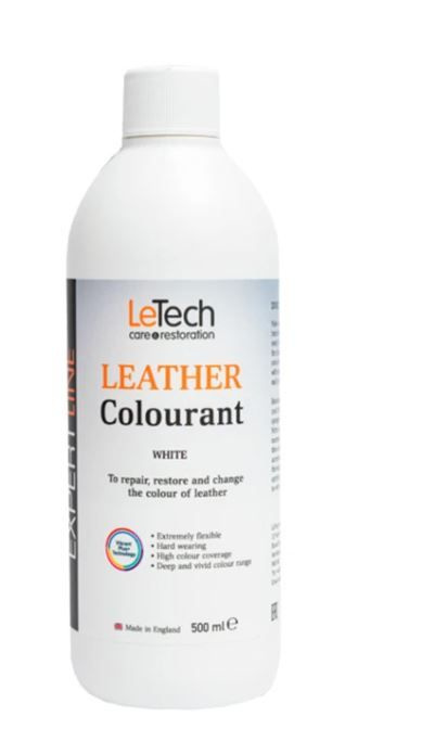 LeTech Expert Line Leather Colourant White Краска для кожи белая, 500мл #1