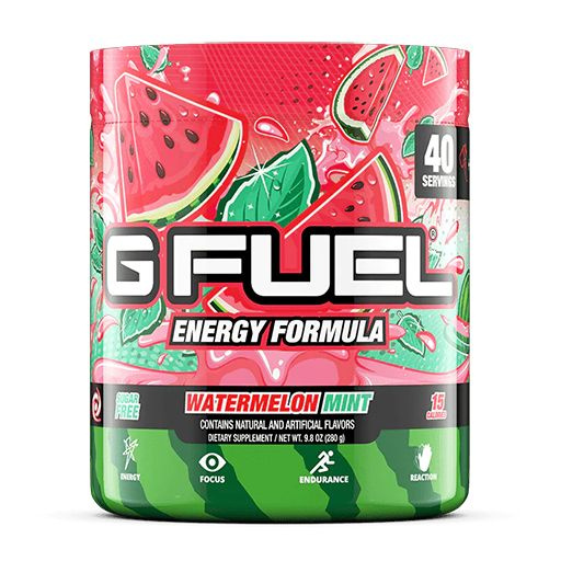 Сухой энергетик GFUEL Watermelon Mint (Арбуз, Мята), 40 порций, 280 г #1