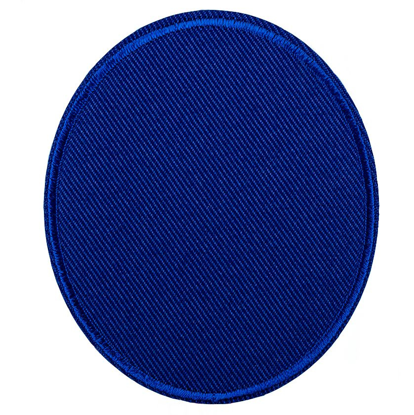 VETF 01-025 Термоаппликация Овал синий 7 х 6 см #1