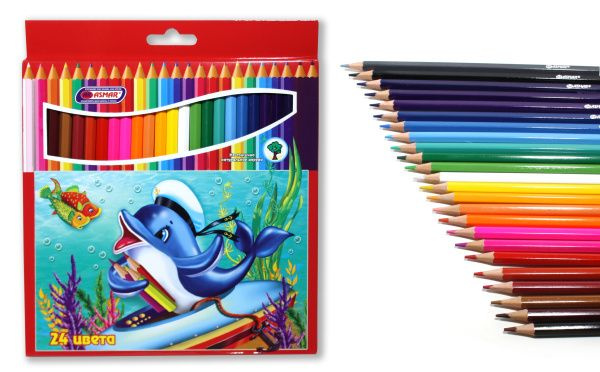 ASMAR Набор карандашей, вид карандаша: Цветной, 24 шт. #1