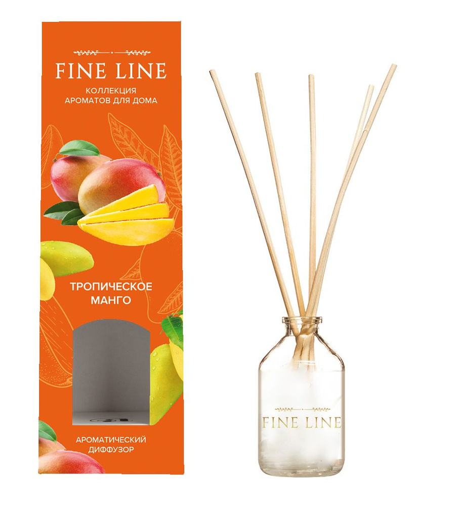 Ароматический диффузор Fine Line, Жидкий, Фруктовый, 50 мл купить по ...