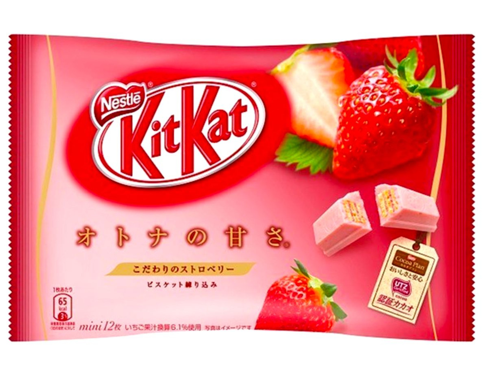 Легендарный Японский Kit-Kat со вкусом клубники 148 г #1