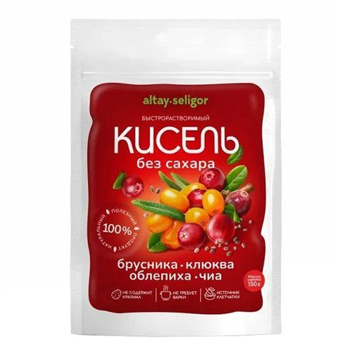 Altay Seligor, Кисель Сибирские ягоды, без сахара, 150 грамм #1