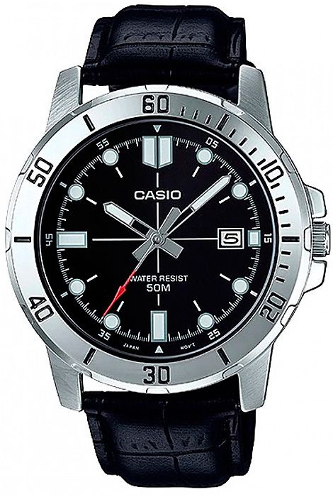 Кварцевые мужские наручные часы Casio Collection MTP-VD01L-1E с индикацией текущей даты  #1