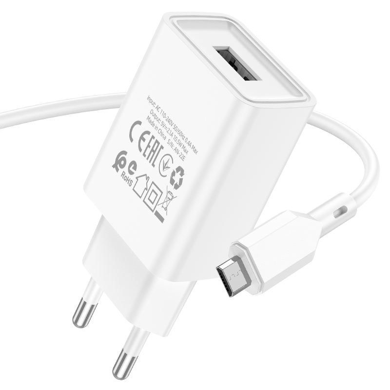 Сетевое зарядное устройство Быстрая зарядка 2.1A micro usb для Honor 9A ...