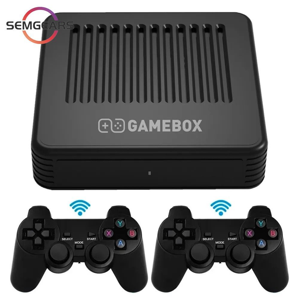 64 ГБ Gamebox G11 Игровая приставка 30000 игр SEMgears тв приставка андроид  9.0 для телевизора с джойстик, 170+ 3D-игр для ПСП, 8/16/32/64 bit - купить  с доставкой по выгодным ценам в интернет-магазине OZON (616837602)