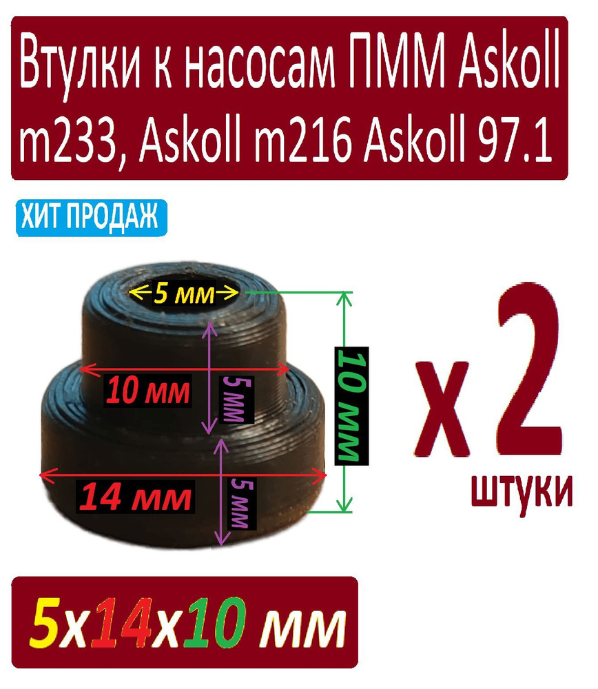 Втулки для теплового насоса посудомоечной машины Indesit Aristone  нейлоновые - 2 штуки - купить с доставкой по выгодным ценам в  интернет-магазине OZON (783370336)