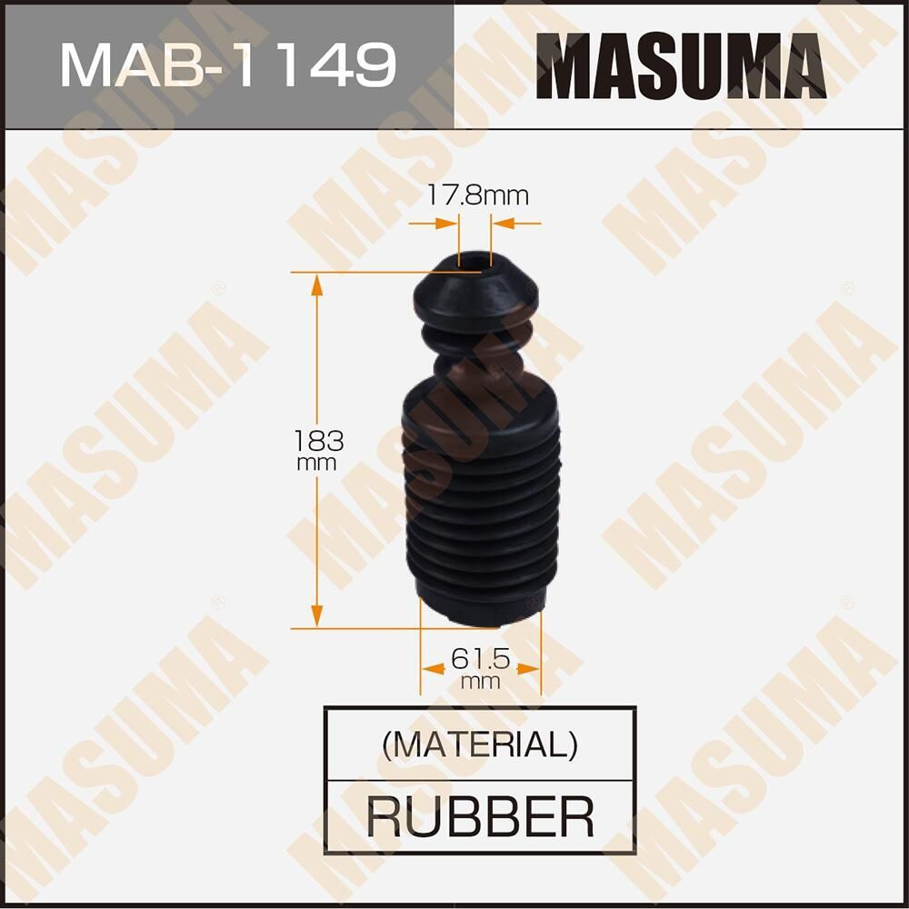 Пыльник амортизатора Masuma (резина), MAB-1149 #1