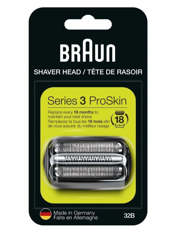 Braun Series 3 32B Foil & сменная насадка для резака, совместима с моделями 3000s, 3010s, 3040s, 3050cc, #1