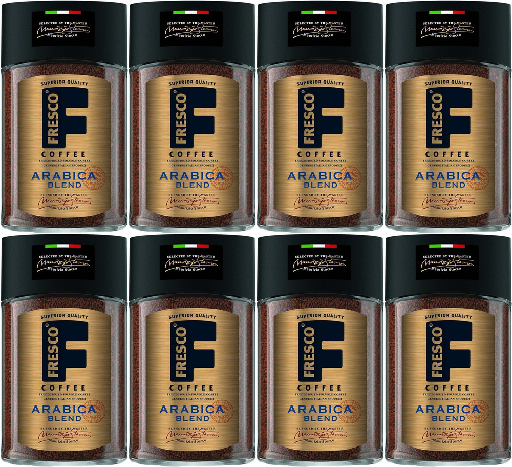 Кофе Fresco Arabica Blend растворимый, комплект: 8 упаковок по 100 г  #1