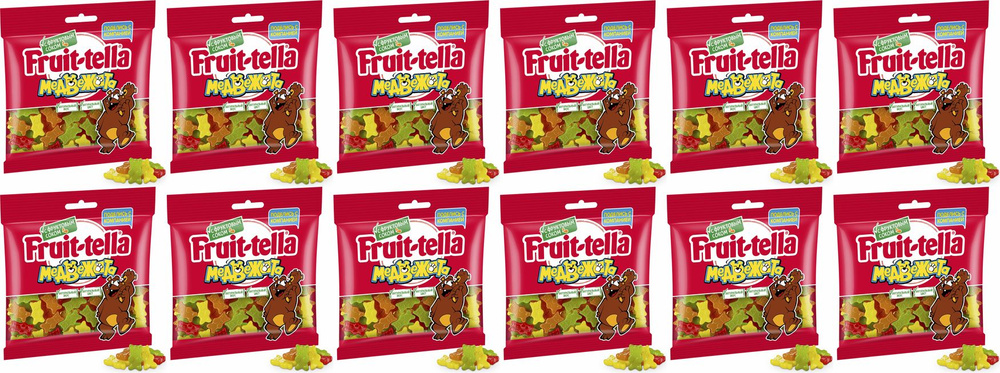 Мармелад Fruittella Медвежата жевательный, комплект: 12 упаковок по 150 г  #1