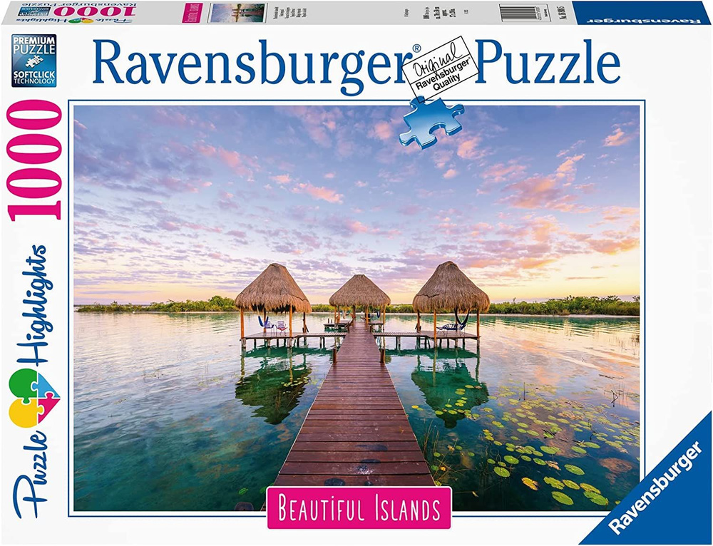 Пазл Ravensburger 1000 деталей, элементов: Красивые острова. Небесный вид  #1