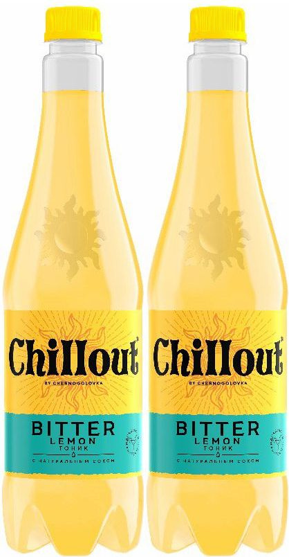 Газированный напиток Chillout Bitter Lemon 0,9 л, комплект: 2 упаковки по 900 мл  #1