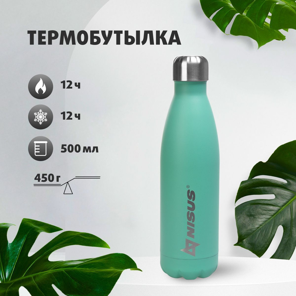 Термобутылка, бутылка для воды спортивная, термос 500ML (NA.CCK050-TB) Nisus  #1