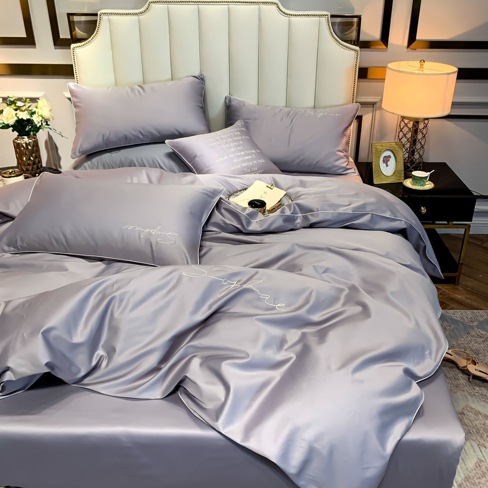 Комплект постельного белья, Жатка, 2-x спальный с простыней Евро, наволочки 70x70  #1