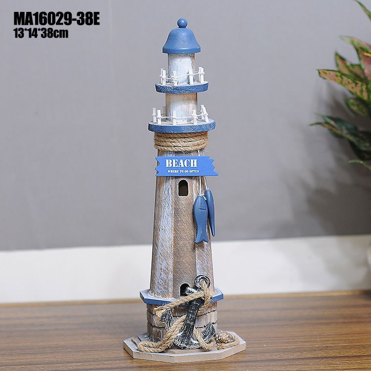 Маяк декоративный интерьерный / статуэтка маяк / 38 см (модель Е)  #1