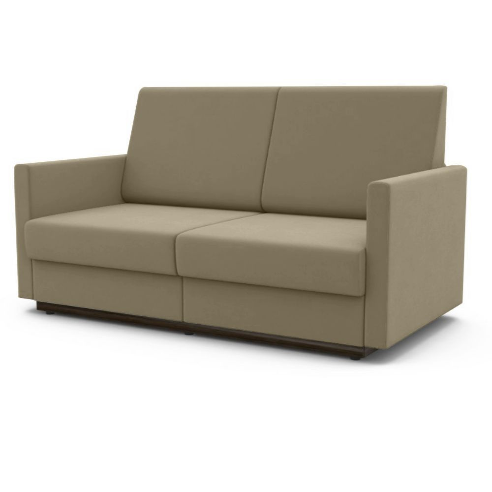 Диван-кровать Стандарт + ФОКУС- мебельная фабрика 140х80х87 см серо-коричневый  #1
