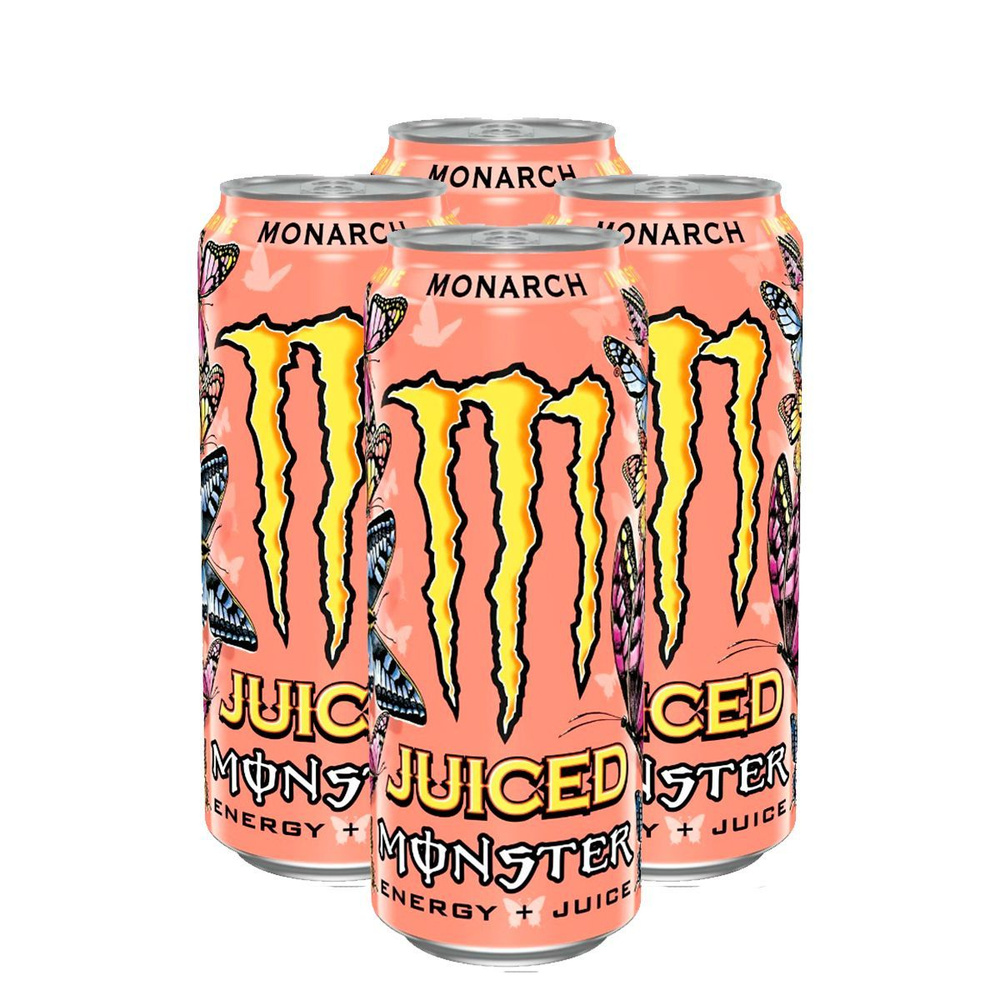 Энергетический напиток Monster Monarch 4шт по 500мл из Европы / Энергетик Монстр  #1