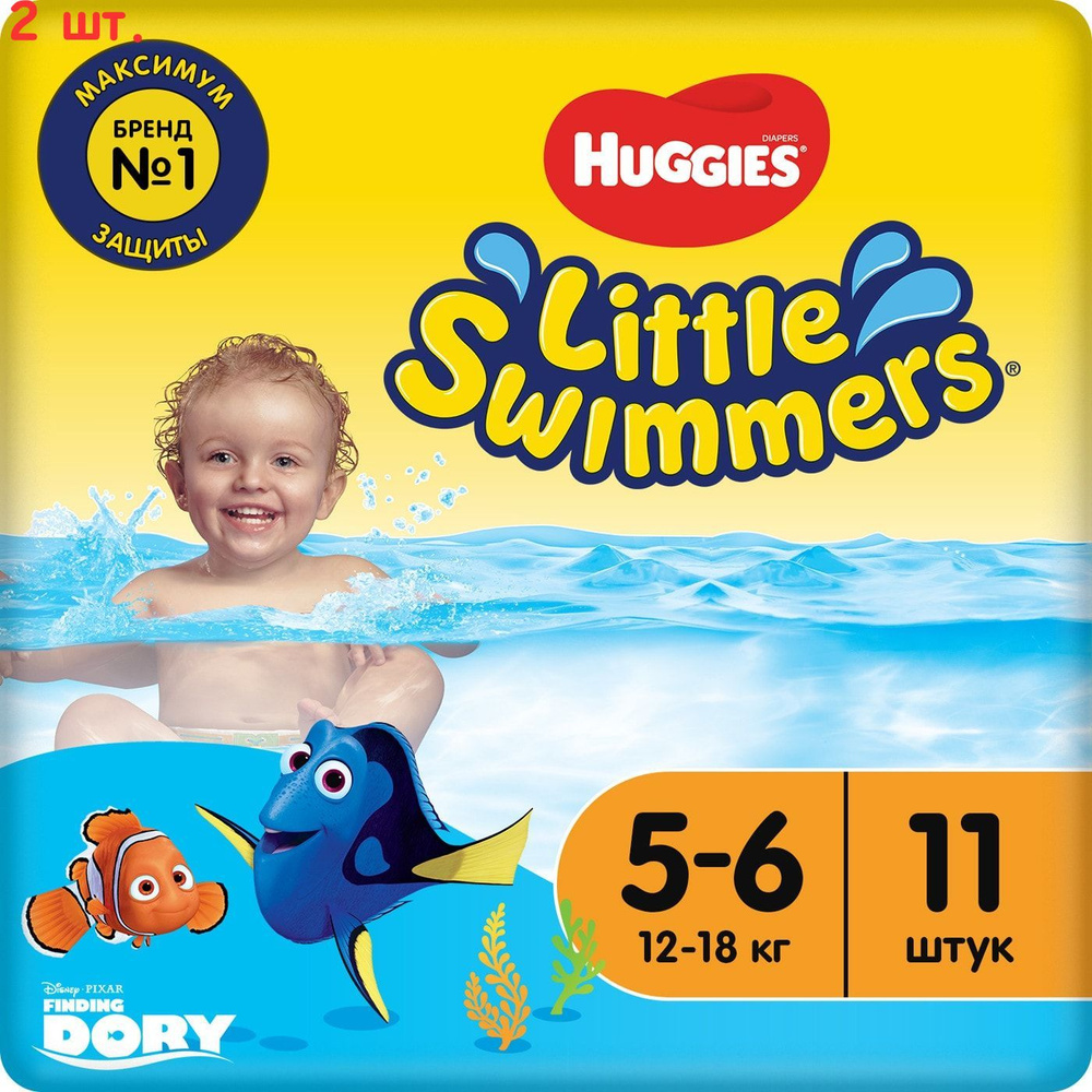 Подгузники-трусики  Little Swimmers u21165-6 12-18кг 11шт (2 шт.) #1