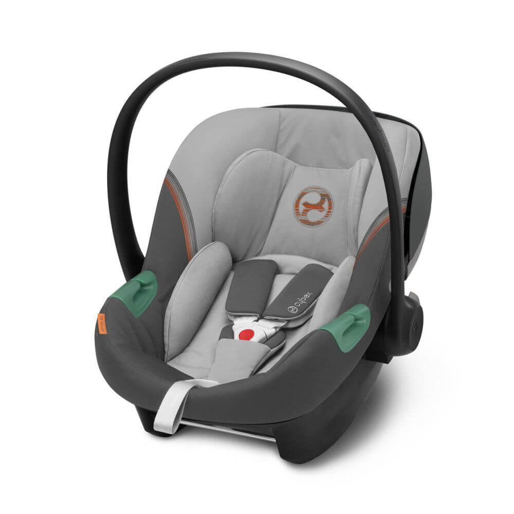 Детское автокресло Cybex Aton S2 i-Size автолюлька гр 0+, расцветка Lava Grey  #1