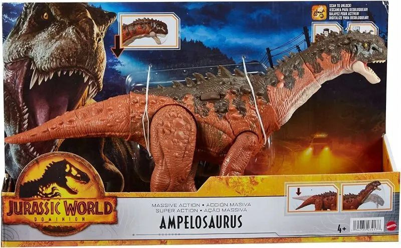 Фигурка динозавр Jurassic World Dominion Ampelozaur 36см Ампелозавр HDX50 1  #1