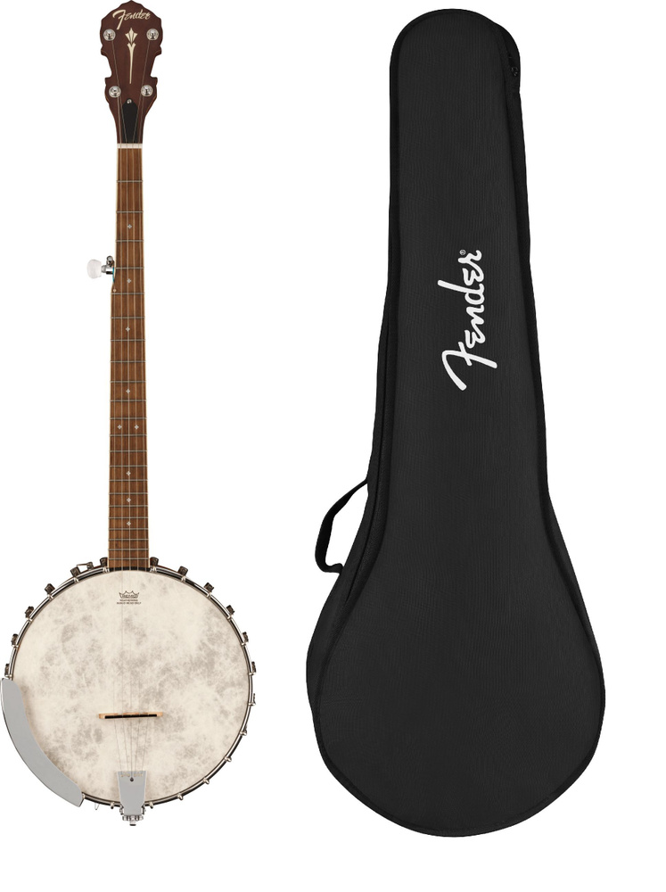 Банджо Fender PB-180E Banjo, Walnut Fingerboard, Natural #1