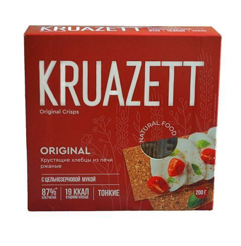 Хлебцы тонкие ржаные Kruazett, 200г #1