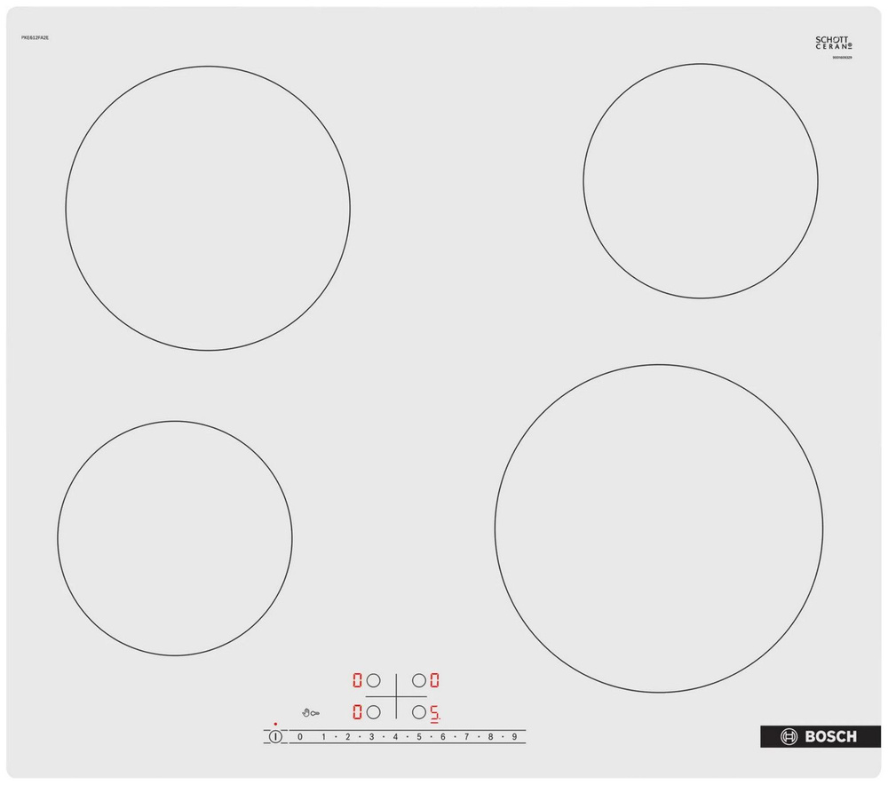 Встраиваемая электрическая варочная панель Bosch Serie 6 PKE612FA2E  #1