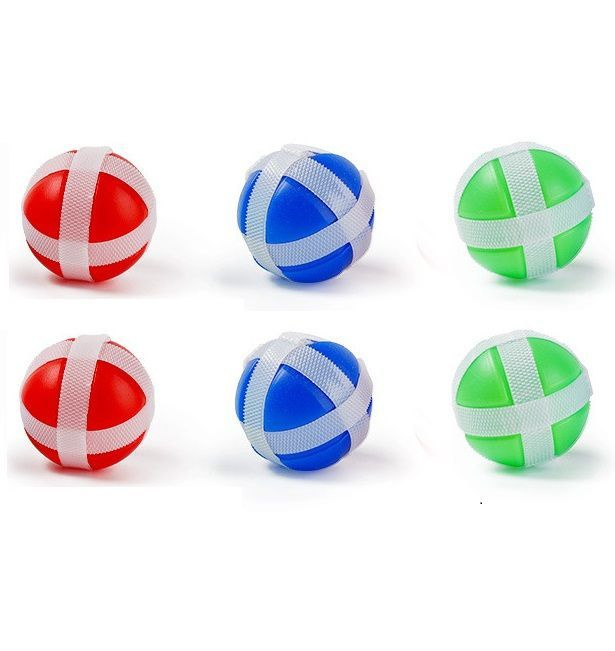 мячики для детского мягкого дартса 6 шт, шарики для мягкого дартса, для мальчика и для девочки  #1
