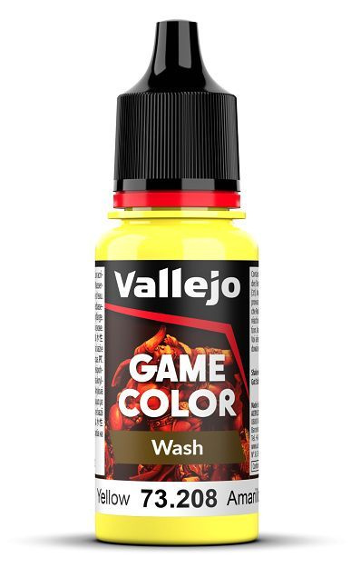 Краска Vallejo 73208 Game ColorYellow Wash (Желтая смывка) #1