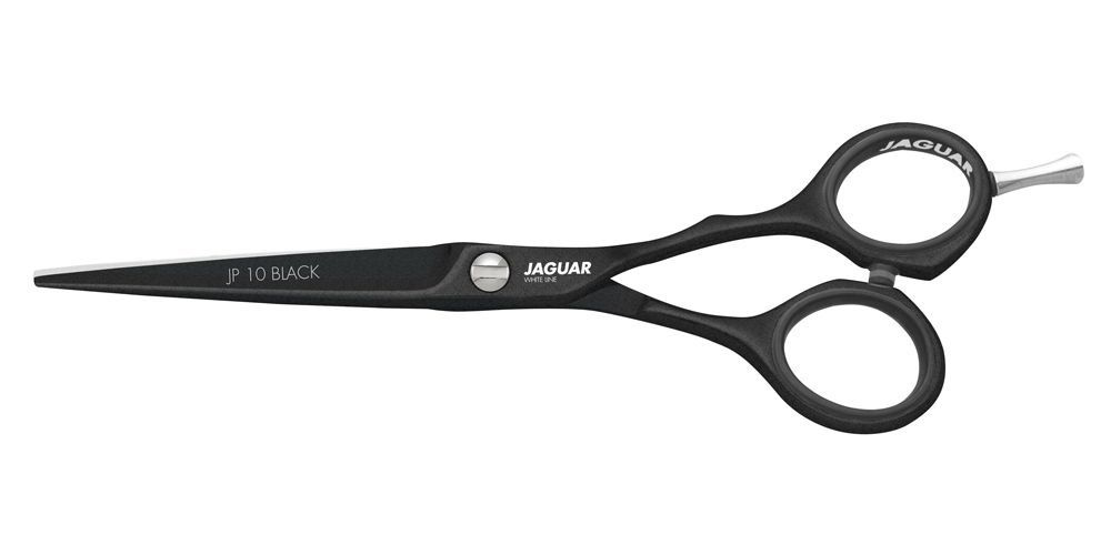 Парикмахерские ножницы JAGUAR White Line JP 10 Black прямые эргономичные 5.75", черные 46575-1  #1