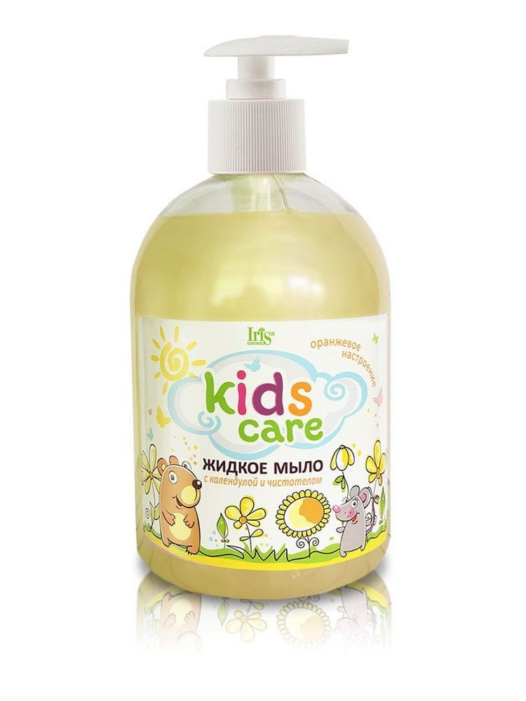 Iris Cosmetic Жидкое мыло Kids Care с календулой и чистотелом, 500 мл  #1