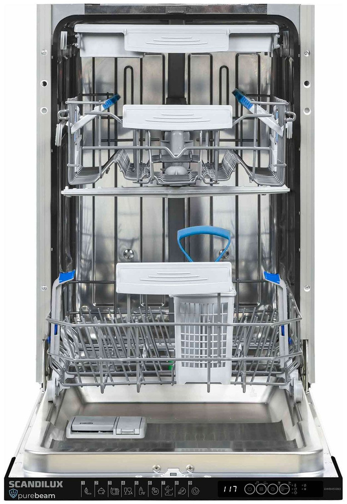 SCANDILUX Встраиваемая посудомоечная машина DWB4512B3, белый #1